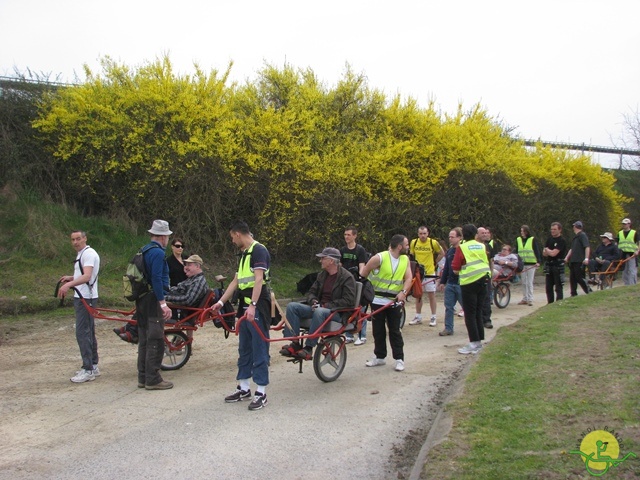 randonnée sportive avec joëlettes, Eghezée, 2014